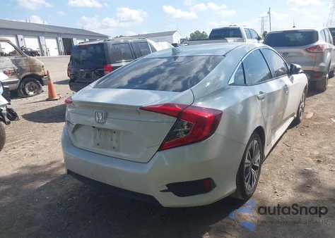 2018 Honda Civic Ex-L from USA, damaged, VIN JHMFC1F71JX031454